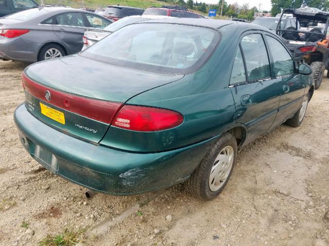 1MEFM13P0XW610290 - 1999 MERCURY TRACER LS GREEN photo 4