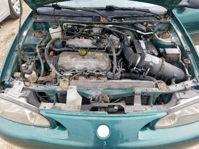 1MEFM13P0XW610290 - 1999 MERCURY TRACER LS GREEN photo 7