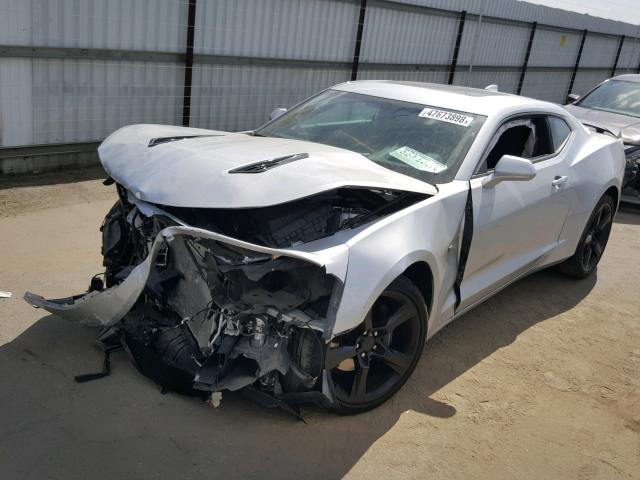 1G1FF1R77H0173808 - 2017 CHEVROLET CAMARO SS SILVER photo 2