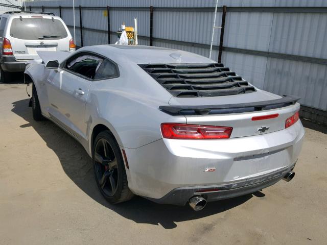 1G1FF1R77H0173808 - 2017 CHEVROLET CAMARO SS SILVER photo 3