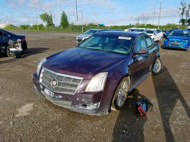 1G6DL5EVXA0119432 - 2010 CADILLAC CTS PERFOR PURPLE photo 2