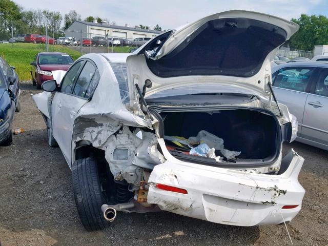 JM1BL1S68A1282844 - 2010 MAZDA 3 S WHITE photo 3