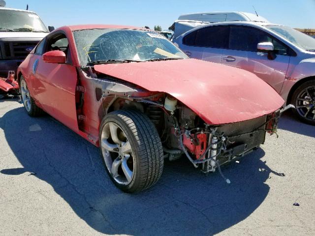 JN1BZ34D48M700740 - 2008 NISSAN 350Z COUPE RED photo 1