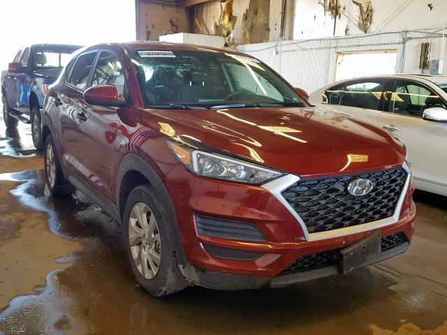 KM8J2CA41KU871627 - 2019 HYUNDAI TUCSON SE MAROON photo 1