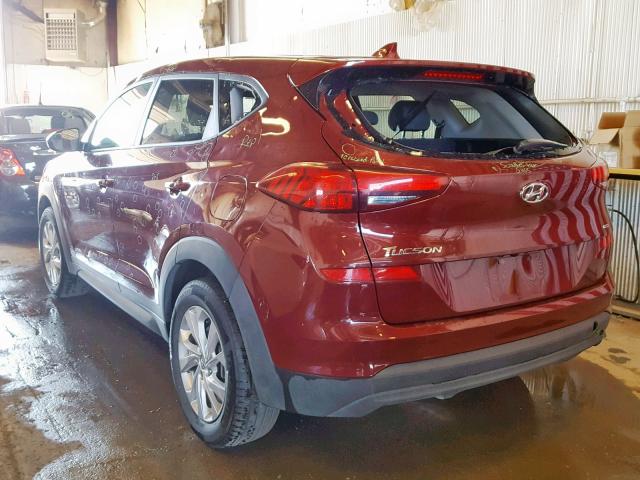 KM8J2CA41KU871627 - 2019 HYUNDAI TUCSON SE MAROON photo 3