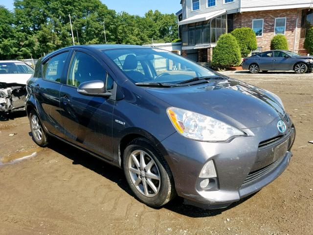 JTDKDTB38D1040249 - 2013 TOYOTA PRIUS C GRAY photo 1