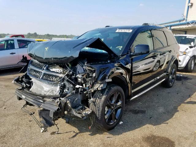 3C4PDCGB6JT288543 - 2018 DODGE JOURNEY CR BLACK photo 2