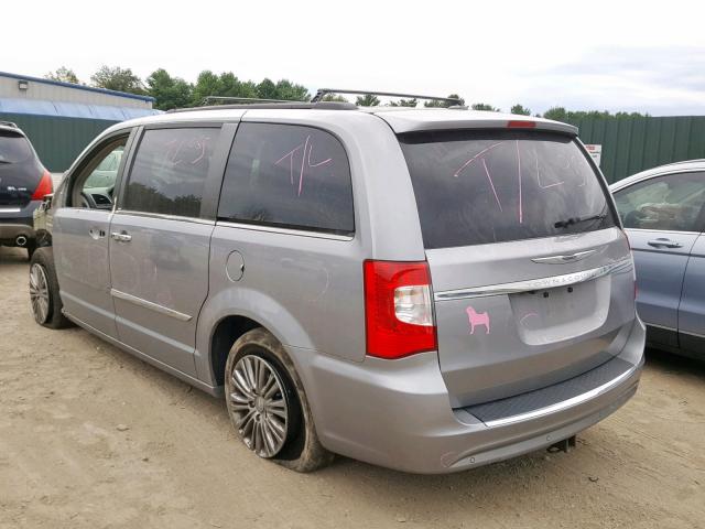 2C4RC1CG0ER278021 - 2014 CHRYSLER TOWN & COU GRAY photo 3