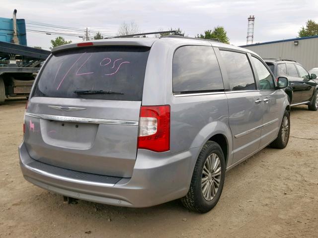 2C4RC1CG0ER278021 - 2014 CHRYSLER TOWN & COU GRAY photo 4