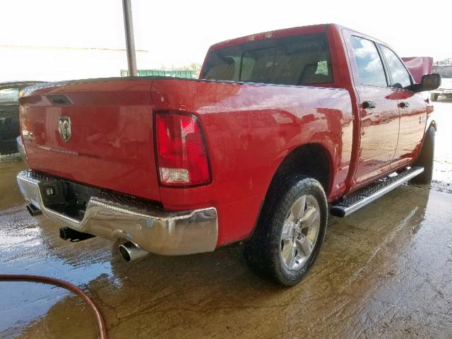 3C6RR6LT5JG183213 - 2018 RAM 1500 SLT RED photo 4