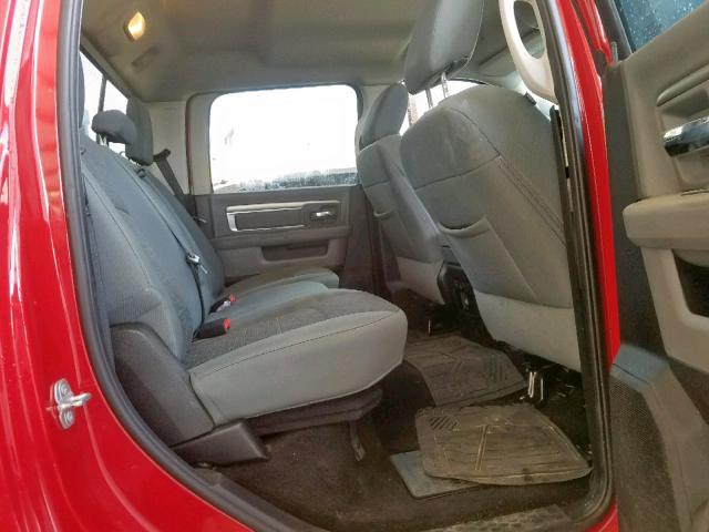 3C6RR6LT5JG183213 - 2018 RAM 1500 SLT RED photo 6