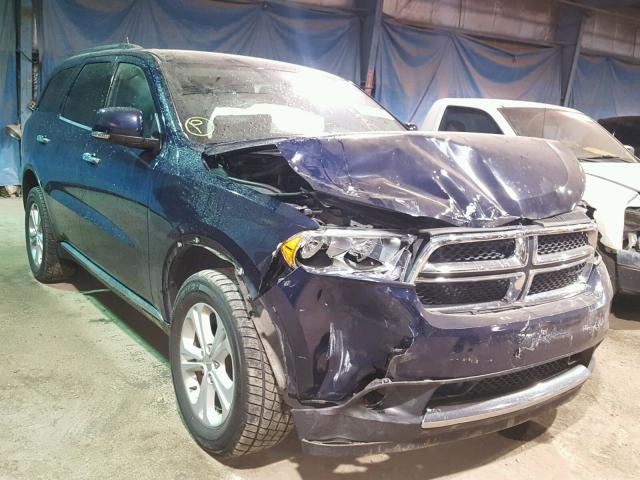 1C4RDJDG9DC691106 - 2013 DODGE DURANGO CR BLUE photo 1