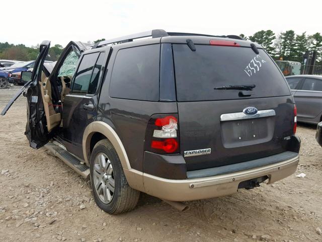 1FMEU64E76UB55256 - 2006 FORD EXPLORER E CHARCOAL photo 3