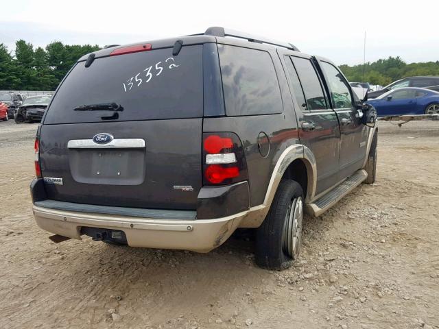 1FMEU64E76UB55256 - 2006 FORD EXPLORER E CHARCOAL photo 4