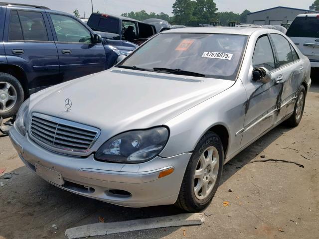 WDBNG75J91A137363 - 2001 MERCEDES-BENZ S 500 SILVER photo 2