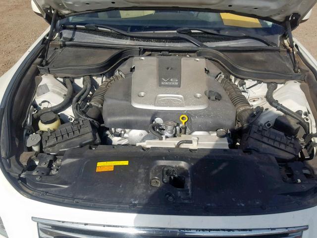 JNKCV64E58M130611 - 2008 INFINITI G37 BASE CREAM photo 7