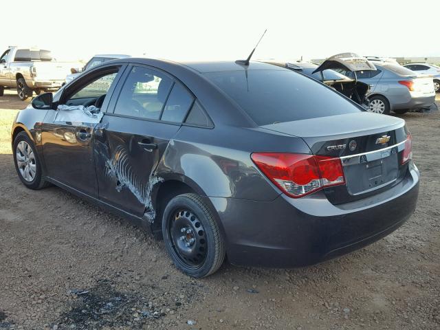 1G1PA5SH4E7353652 - 2014 CHEVROLET CRUZE LS GRAY photo 3