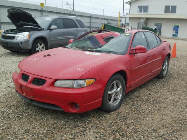 1G2WP52K23F163904 - 2003 PONTIAC GRAND PRIX RED photo 2
