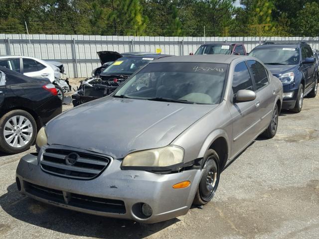 JN1CA31D01T813094 - 2001 NISSAN MAXIMA GXE TAN photo 2