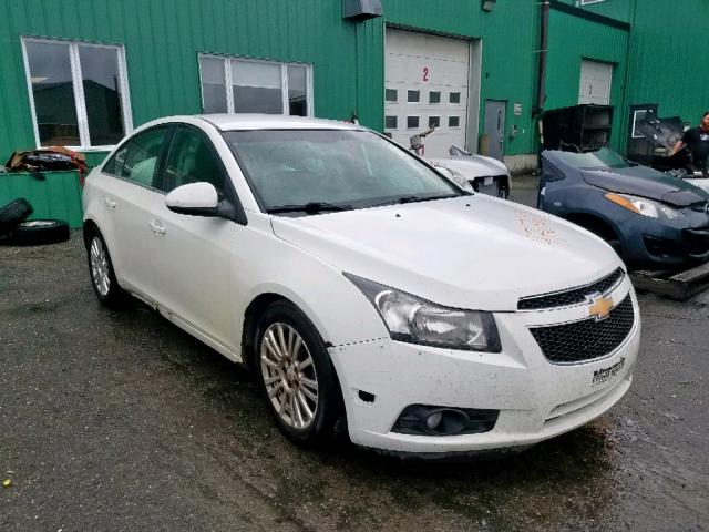 1G1PK5S92B7253258 - 2011 CHEVROLET CRUZE ECO WHITE photo 1