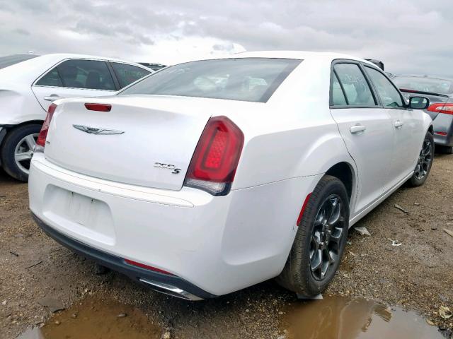 2C3CCAGG2JH267672 - 2018 CHRYSLER 300 S WHITE photo 4