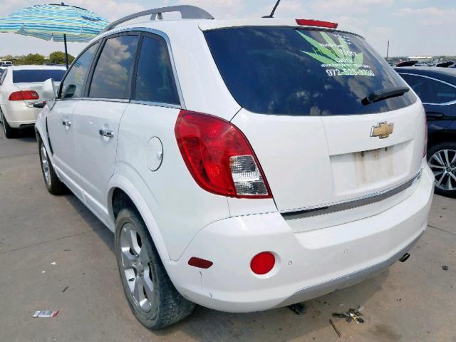 3GNAL4EK9ES585598 - 2014 CHEVROLET CAPTIVA LT WHITE photo 3