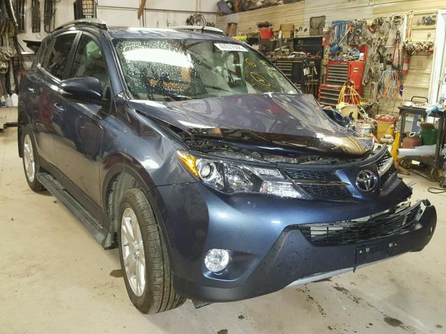 2T3DFREV7EW125671 - 2014 TOYOTA RAV4 LIMIT BLUE photo 1