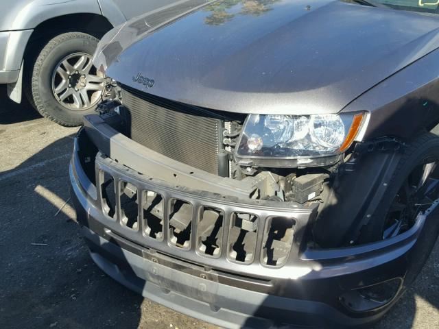 1C4NJCBA0FD126242 - 2015 JEEP COMPASS SP 棕色 照片 9