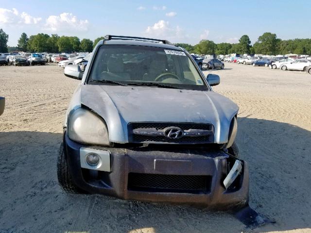 KM8JN12D67U665446 - 2007 HYUNDAI TUCSON SE BLUE photo 7