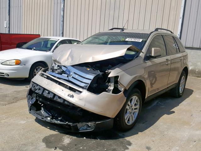 2FMDK48C57BA76903 - 2007 FORD EDGE SEL BEIGE photo 2