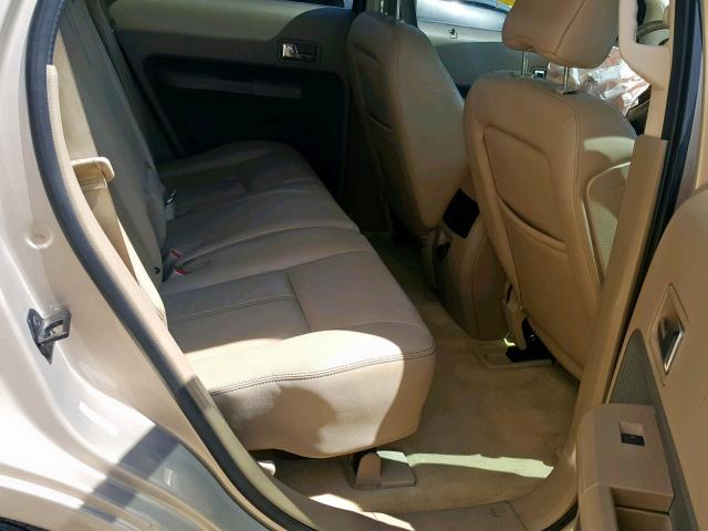 2FMDK48C57BA76903 - 2007 FORD EDGE SEL BEIGE photo 6