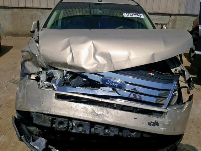 2FMDK48C57BA76903 - 2007 FORD EDGE SEL BEIGE photo 7