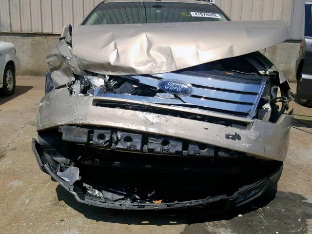 2FMDK48C57BA76903 - 2007 FORD EDGE SEL BEIGE photo 9