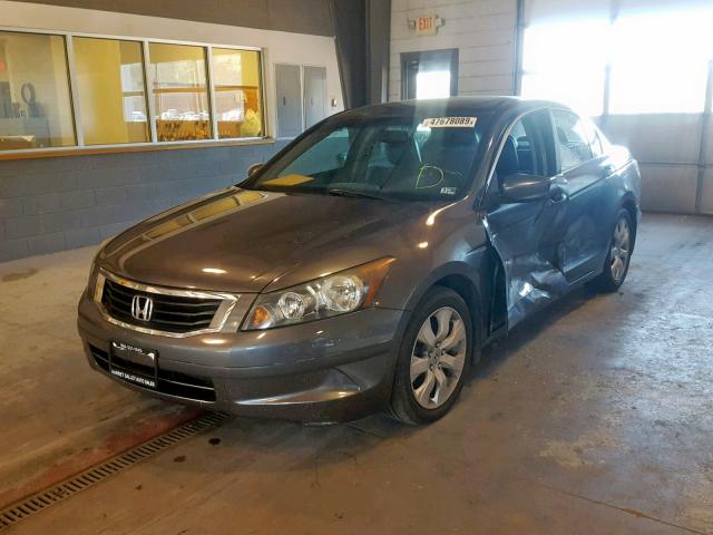 1HGCP26828A132959 - 2008 HONDA ACCORD EXL GRAY photo 2