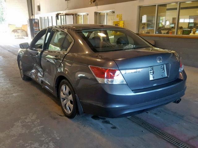 1HGCP26828A132959 - 2008 HONDA ACCORD EXL GRAY photo 3