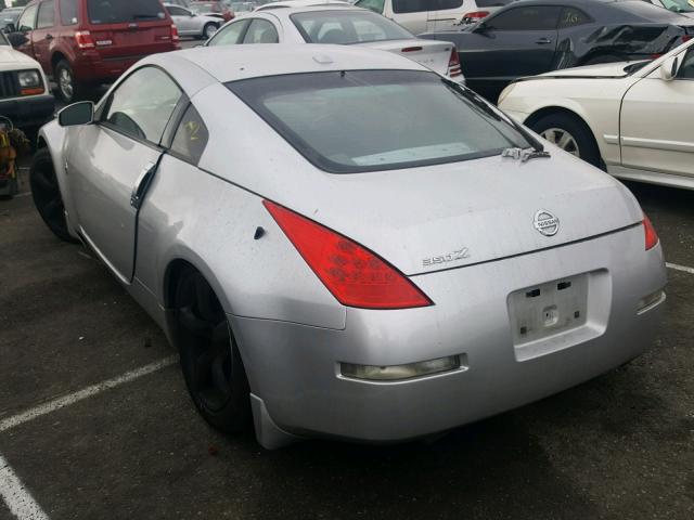 JN1AZ34E66M350805 - 2006 NISSAN 350Z COUPE SILVER photo 3