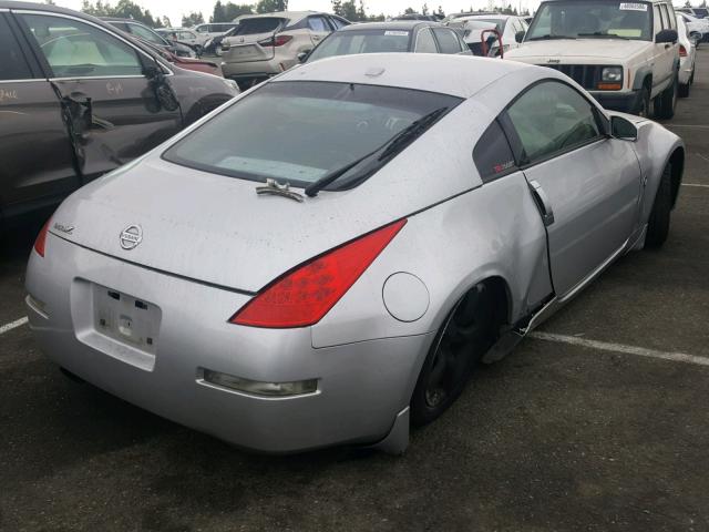 JN1AZ34E66M350805 - 2006 NISSAN 350Z COUPE SILVER photo 4