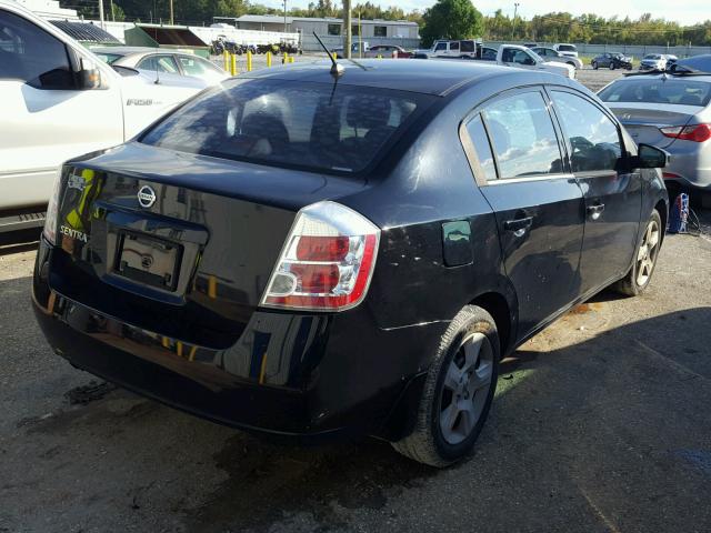 3N1AB61E58L696917 - 2008 NISSAN SENTRA 2.0 BLACK photo 4