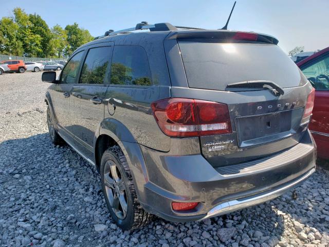 3C4PDCGB4GT118819 - 2016 DODGE JOURNEY CR GRAY photo 3