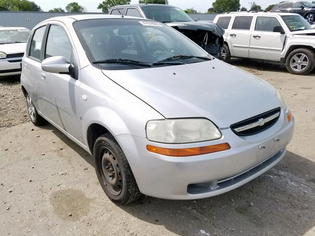 KL1TD666X7B779414 - 2007 CHEVROLET AVEO BASE შავი ფოტო 1