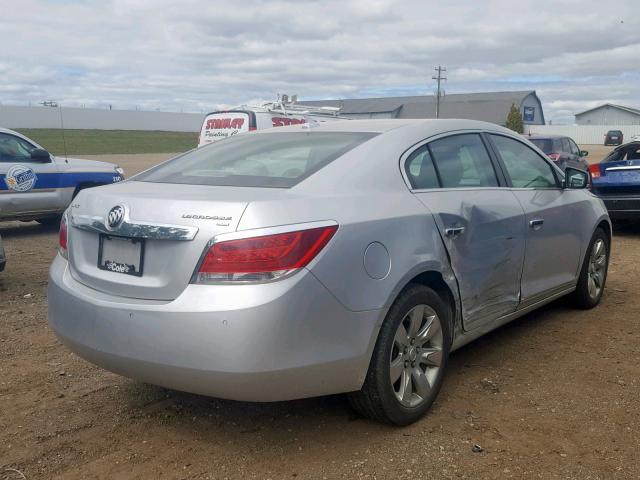 1G4GC5ED9BF398643 - 2011 BUICK LACROSSE C SILVER photo 4