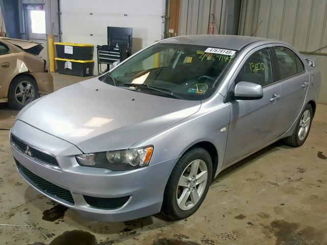 JA3AU26U48U037506 - 2008 MITSUBISHI LANCER ES SILVER photo 2