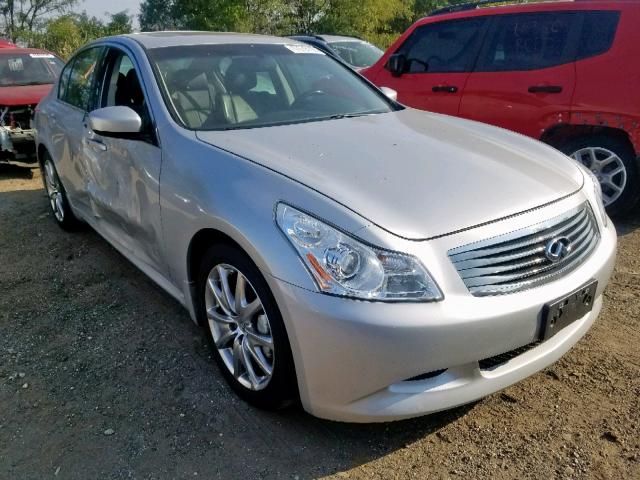 JNKCV61E29M307055 - 2009 INFINITI G37 BASE SILVER photo 1