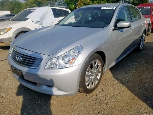 JNKCV61E29M307055 - 2009 INFINITI G37 BASE SILVER photo 2