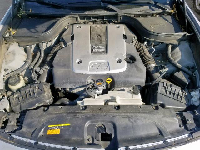 JNKCV61E29M307055 - 2009 INFINITI G37 BASE SILVER photo 7