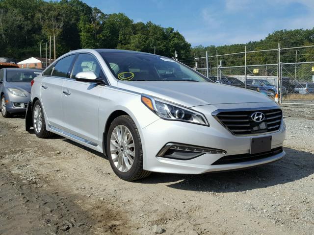 5NPE34AF5FH053716 - 2015 HYUNDAI SONATA SPO GRAY photo 1