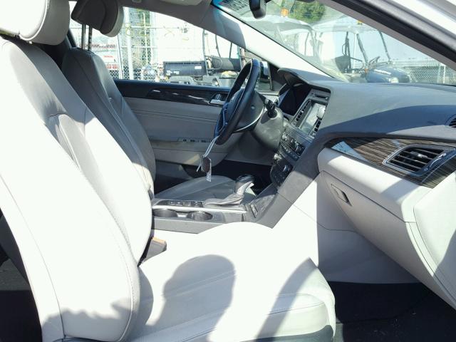 5NPE34AF5FH053716 - 2015 HYUNDAI SONATA SPO GRAY photo 5