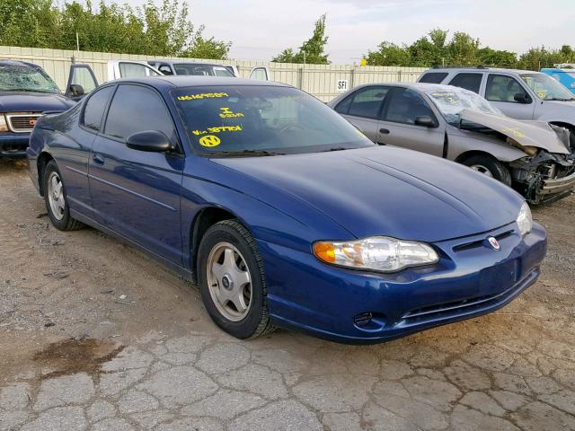 2G1WW12E839387701 - 2003 CHEVROLET MONTE CARL ლურჯი ფოტო 1