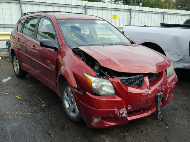 5Y2SL62814Z412385 - 2004 PONTIAC VIBE RED photo 1