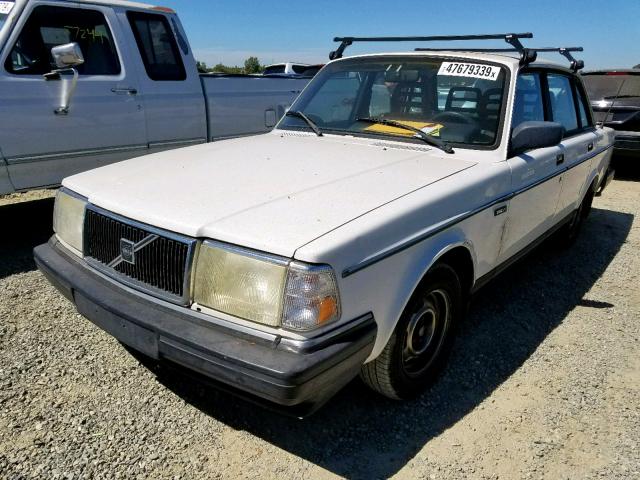 YV1AA8846M1435980 - 1991 VOLVO 240 WHITE photo 2